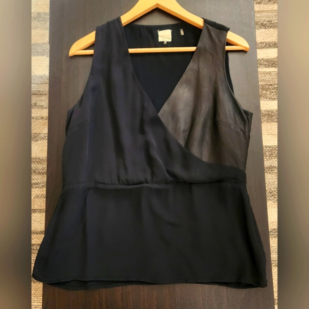 ecru Large Sleeveless Blouse